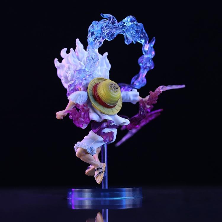 Mô Hình Luffy Gear 5 Cầm Sét 10Cm Mô hình One Piece Cao Cấp, Figure Mô Hình Anmie One Piece Luffy Vua Hải Tặc