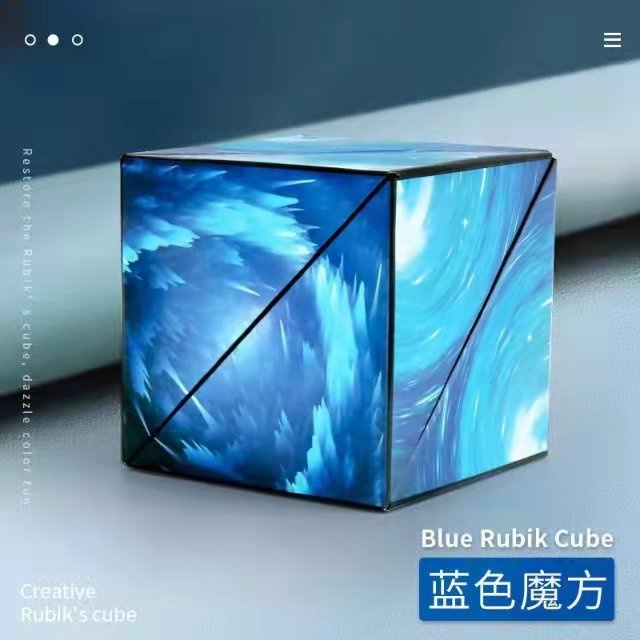 Rubik 3D Magic - Đồ chơi Rubic nam châm biến thể thành hơn 70 hình khối không gian ba chiều siêu độc lạ