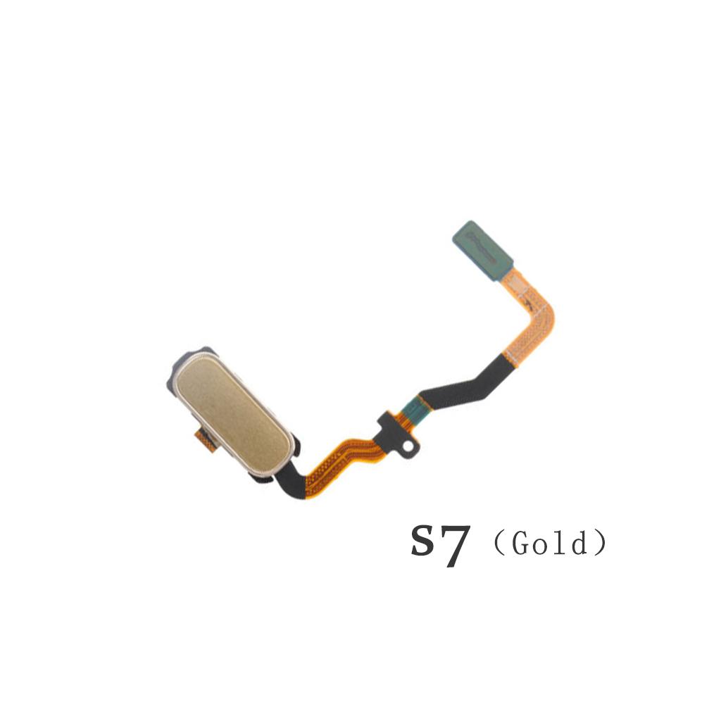 Home Button Fingerprint Sensor Flex Cable for Samsung Galaxy s7 Golden