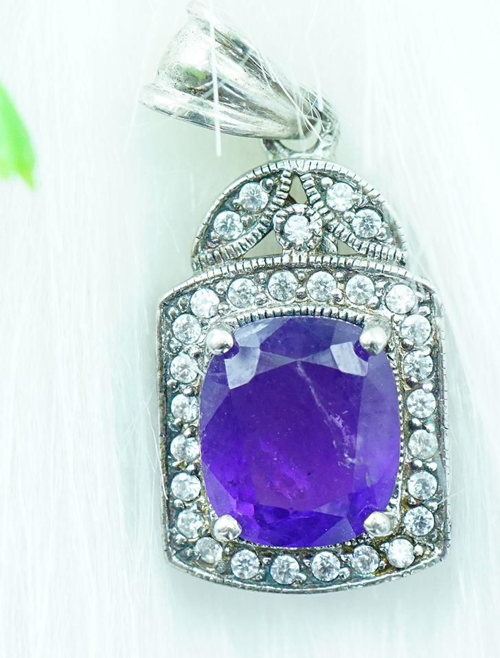 Mặt dây chuyền thạch anh tím Amethyst