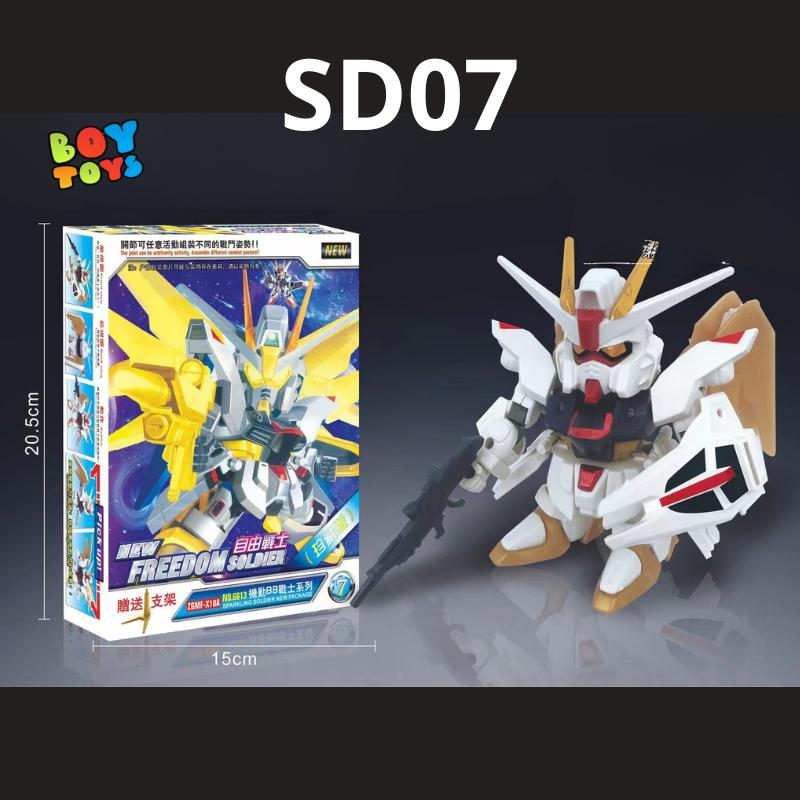 Mô hình lắp ráp GUNDAM mẫu mới SD BB bộ sưu tập Destiny Freedom Thunder Justice Pulse - CLOUDSTOREV2