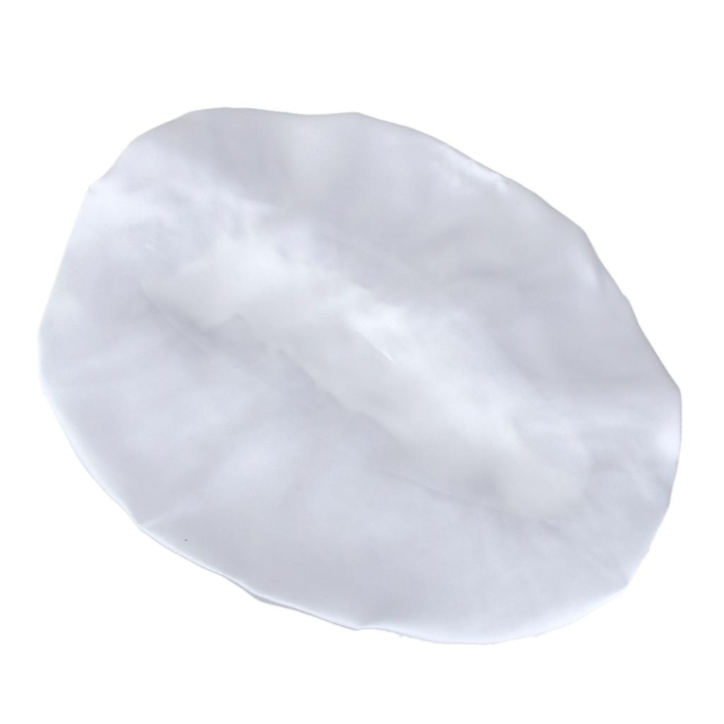 Generic 100% Pure Silk Soft Sleep Cap Bonnet Night Cap Hat Hair Care Sliver