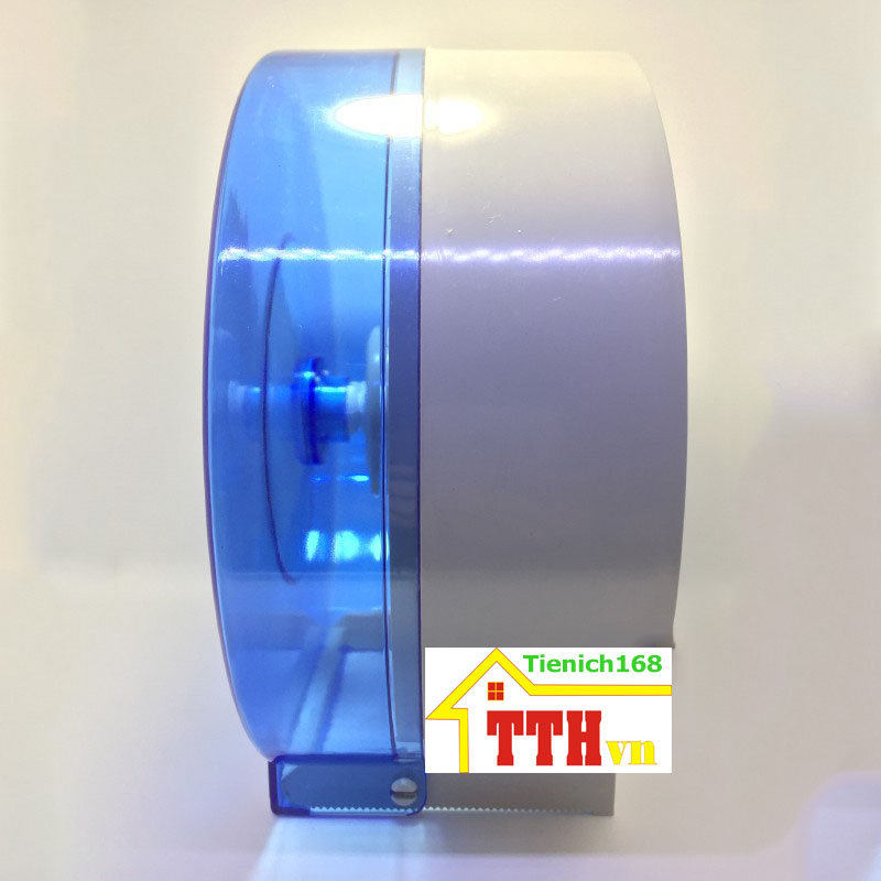 Hộp đựng giấy vệ sinh cuộn lớn, công nghiệp treo, gắn tường - Nhựa ABS, đựng giấy 700GRAM