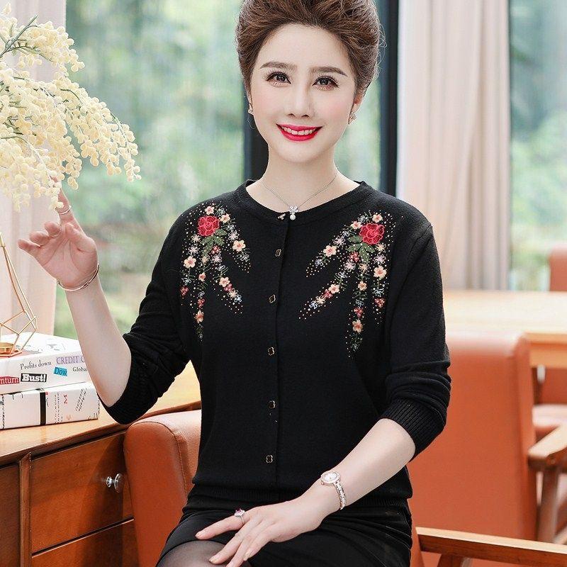 ÁO KHOÁC LEN CARDIGAN TRUNG NIÊN_ ÁO LEN NỮ