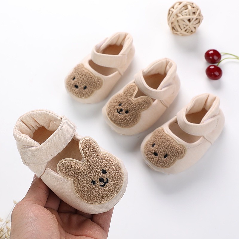 Giày tập đi 100% cotton mềm nhẹ chống trượt