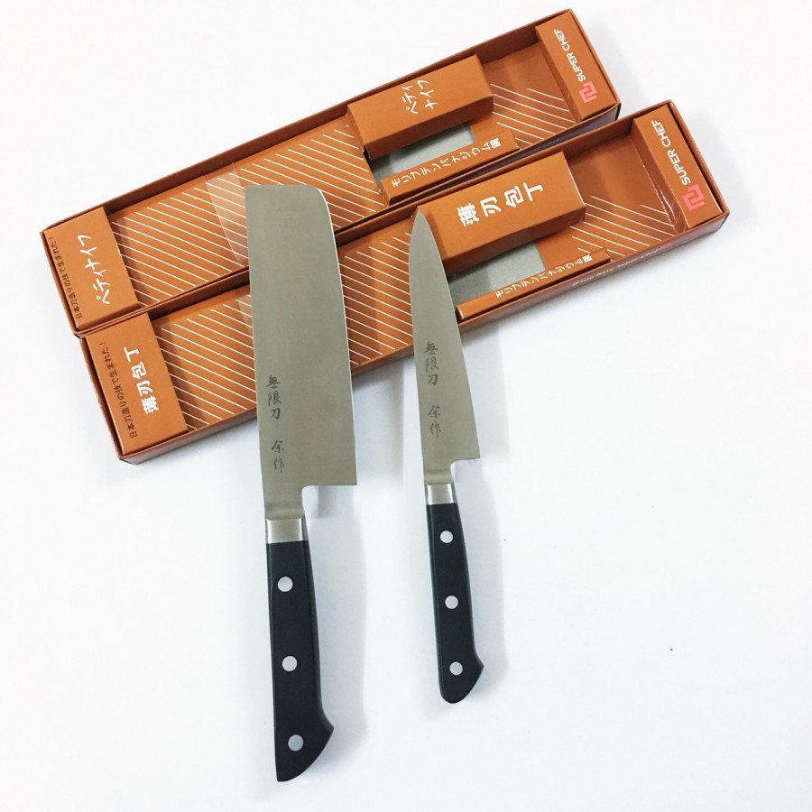 Set 2 Dao Bếp cao cấp cán nhựa ABS Tiêu chuẩn Nhật Bản Dao-AF