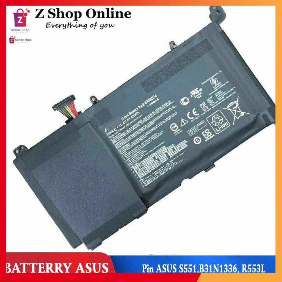 Pin Dùng Cho Laptop ASUS S551,B31N1336, R553L R553LN ,k551LN,V551