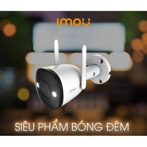 Camera IP 2M WiFi Ngoài Trời IMOU F22FEP Bullet 2C 1080P FullHD MÀU BAN ĐÊM- HÀNG CHÍNH HÃNG