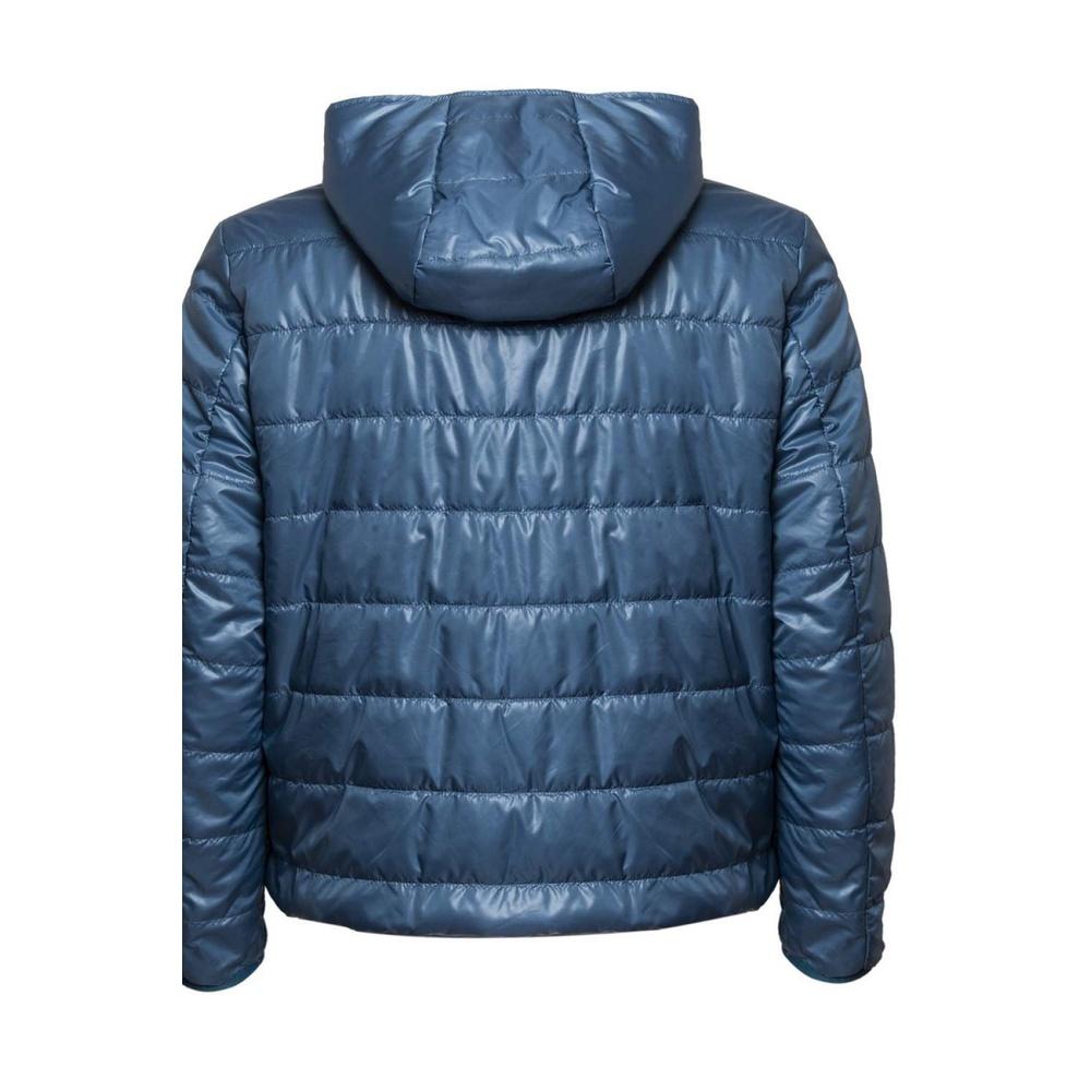 Áo khoác Nam 3 lớp vải gió cao cấp chống nước có mũ chần ngang màu đen , xanh than DGC - WAJK1833M