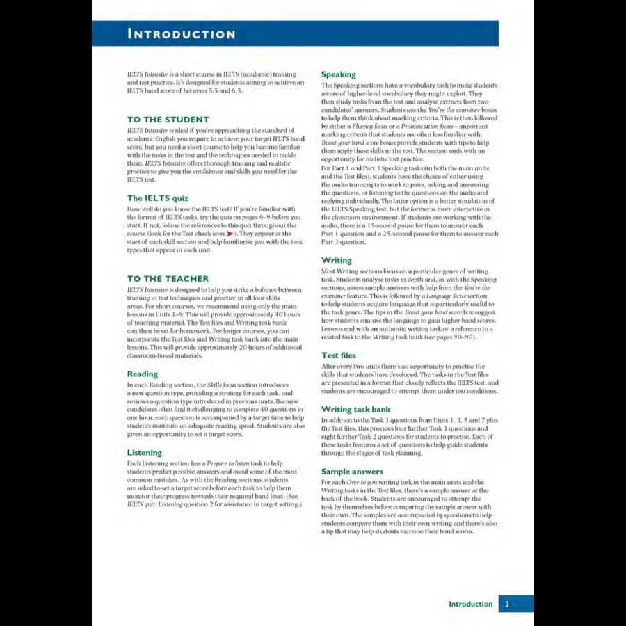 Sách IELTS Intensive (Kèm CD)