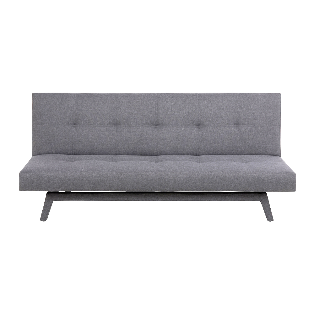 Sofa giường | JYSK Holstebro | vải polyester | xám | R180xS92/108xC80cm