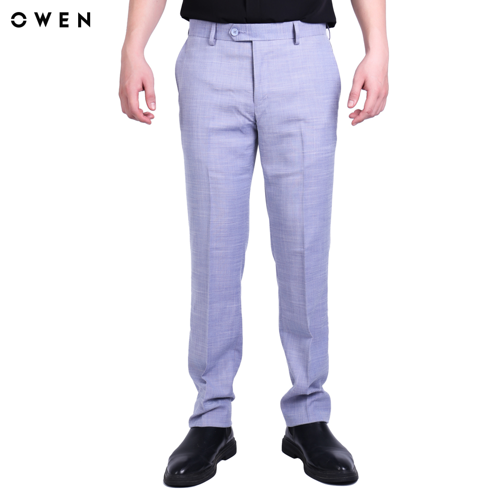OWEN - Quần tây dài nam OWEN Slim Fit chất liệu TR Spandex Màu trung tính - QS20518
