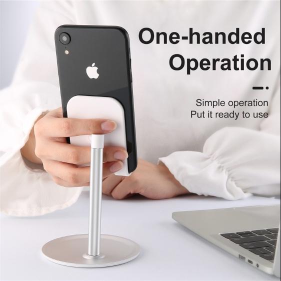 Giá điện thoại K1, đế đỡ điện thoại desktop đế tròn có thể đỡ ipad GD508-GiaDT-K1