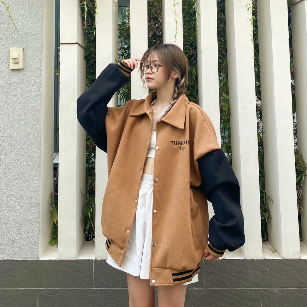 Áo khoác bomber nam ETC vải nỉ lót dù 2 lớp dày dặn form rộng unisex - SHOP MAYLAN