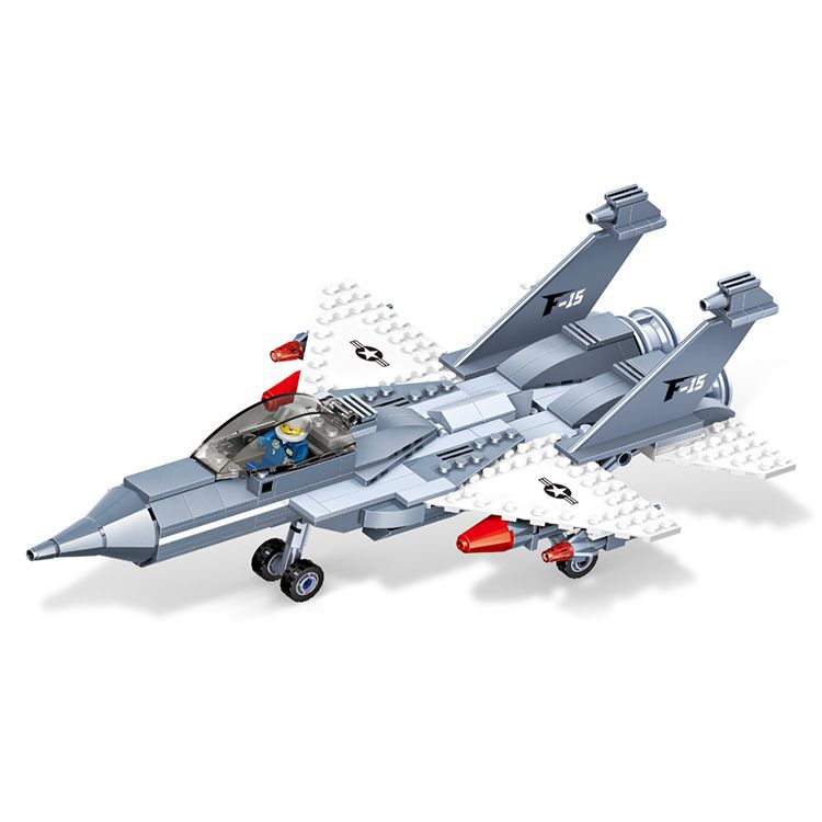 Bộ lắp ghép máy bay chiến đấu F15 bao gồm 5515 chi tiết