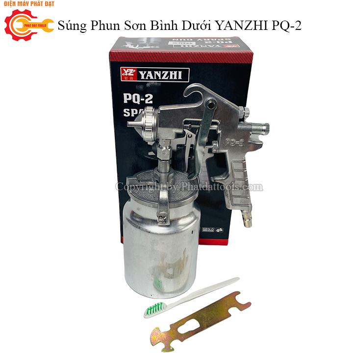 Súng Phun Sơn Bình Dưới YANZHI PQ-2-Dung Tích 1000ml