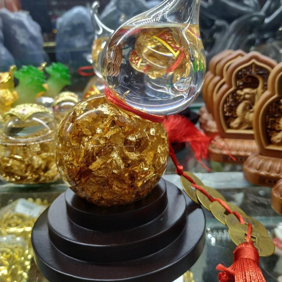 Hồ Lô vàng tài lộc + đồng tiền