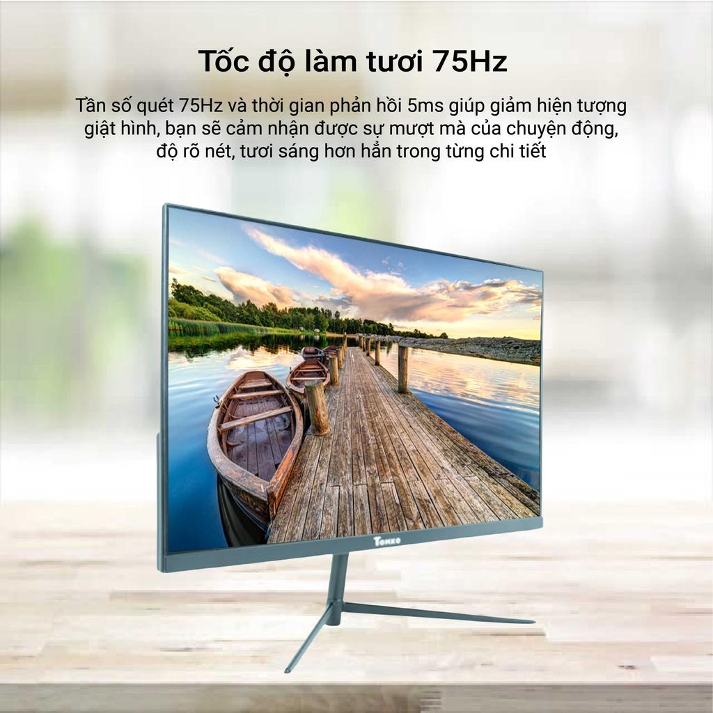 Màn Hình Máy Tính Tomko T2221F 22&quot;FHD VA 75Hz 5ms AMD Freesync 3 Cạnh Chân-V - Hàng Chính Hãng