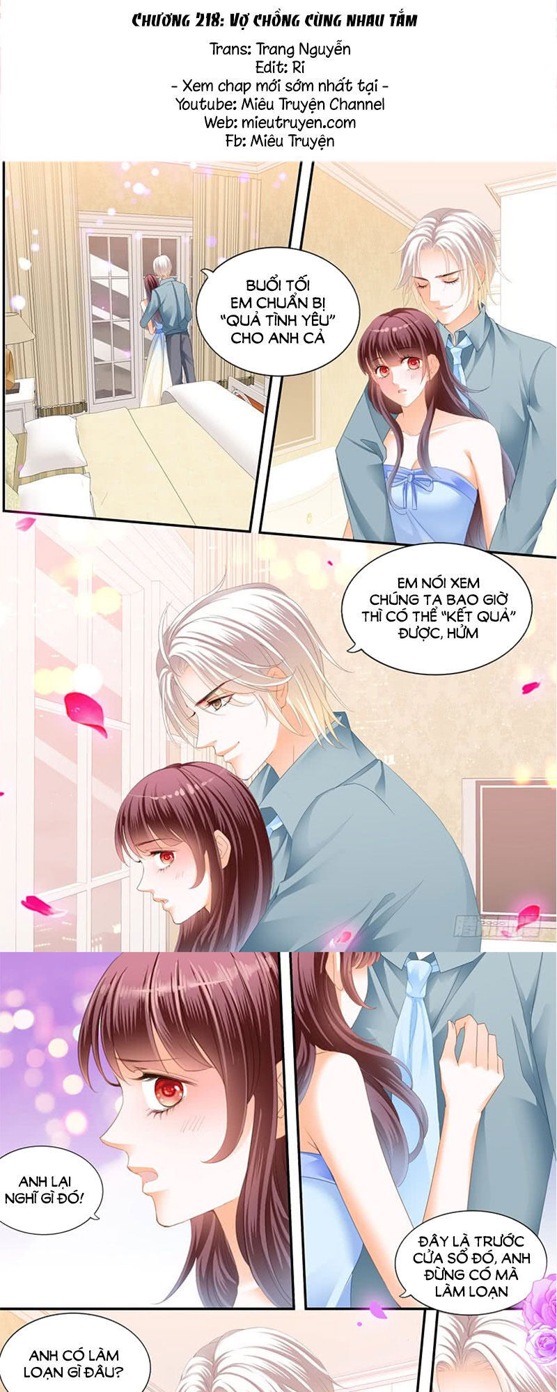 lóe thiểm hôn kiều thê mơ tưởng trốn chapter 218 2