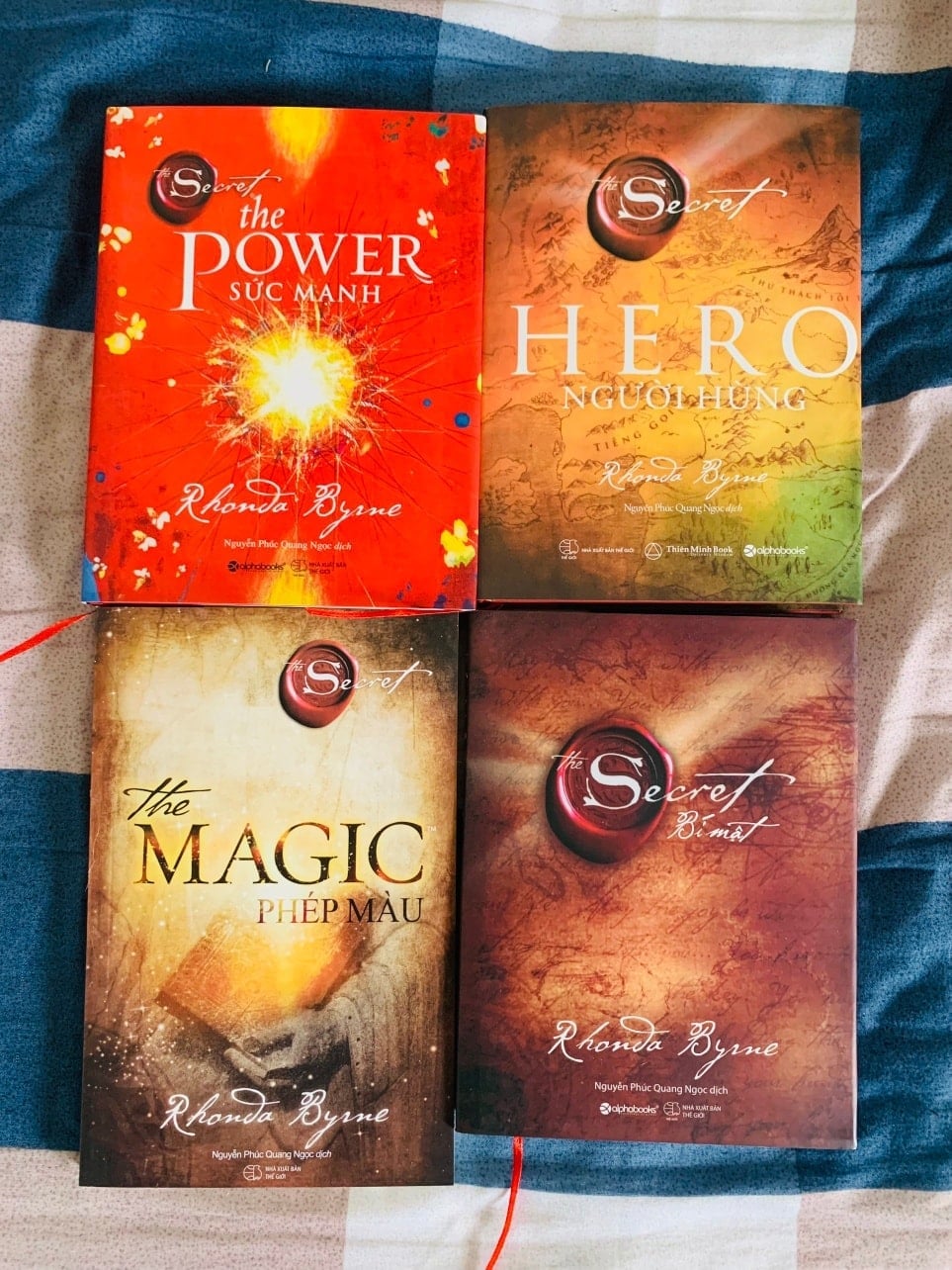 Combo Sách The Magic Phép Màu + The Secret Bí Mật + The Power Sức Mạnh + Hero Người Hùng (Rhonda Byrne)
