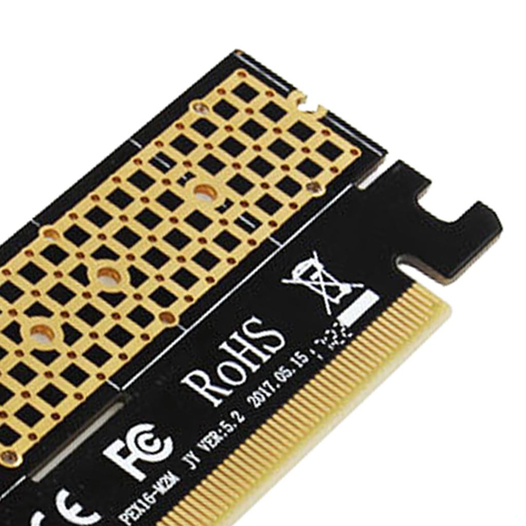 NVMe PCIe Adapter M.2 to PCI-e 16x Converter Card for 2230-2280 M-Key SSD