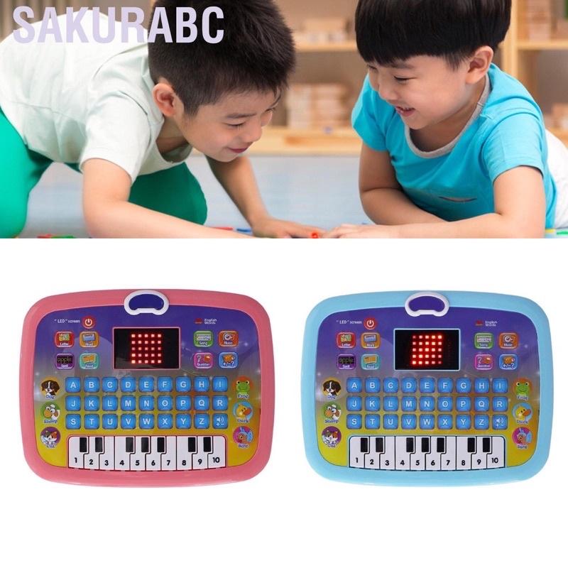 Máy tính bảng thông minh vui học có đèn led & phím đàn