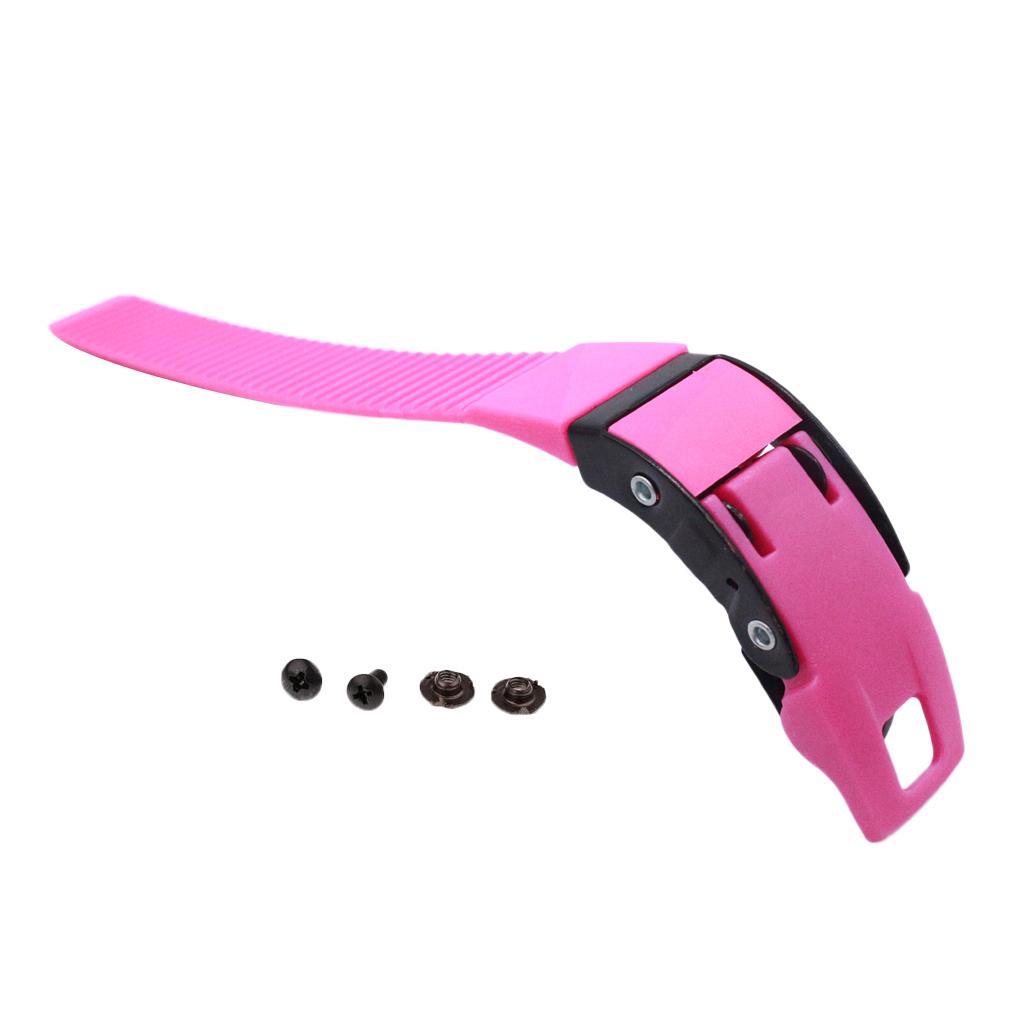 4 Pieces Replacement Inline Skate Shoes Strap with Screws & Nuts 8.3 x 0.8 inch