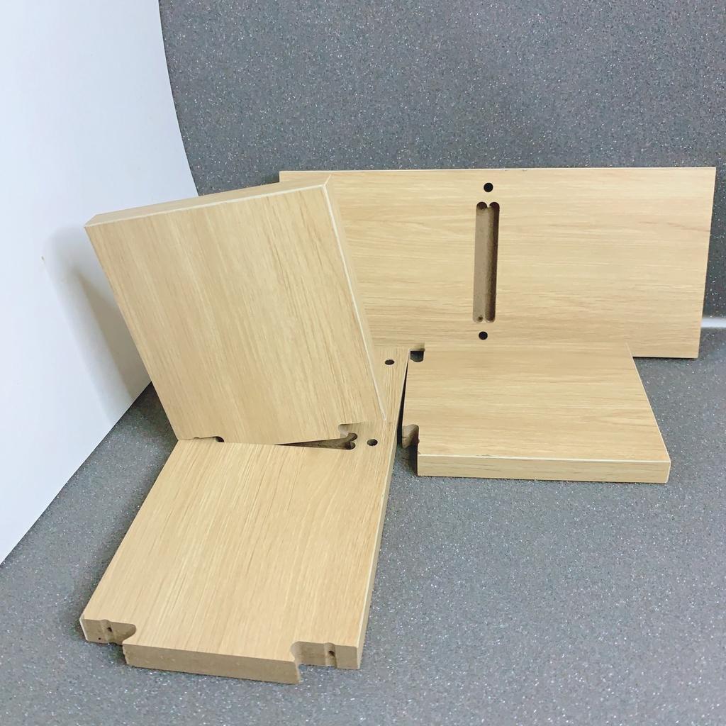 Kệ trang trí để bàn , kệ decor mini trang trí phòng gỗ mdf lắp ráp đa năng- MOZI