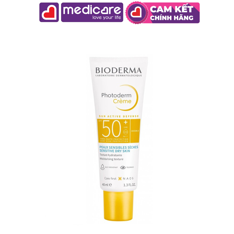 Kem Chống Nắng Bioderma Photoderm SPF50+ 40ml