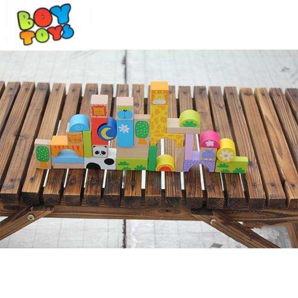 Đồ chơi cho bé xếp gỗ động vật Preschool Line để bé phát triển trí thông minh