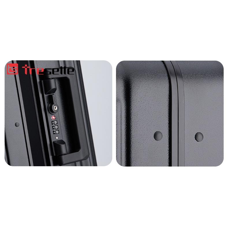 Vali khóa sập cao cấp nhập khẩu Hàn Quốc Tresette 2918 Có Ngăn Đựng Latop Cổng Sạc USB