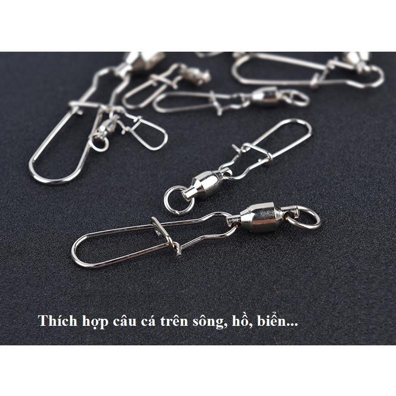 Khóa Link Chống Xoắn Săn Hàng 5 Chiếc Khóa Link Chống Xoắn Tích Hợp Ổ Bi Cao Cấp PK29-B