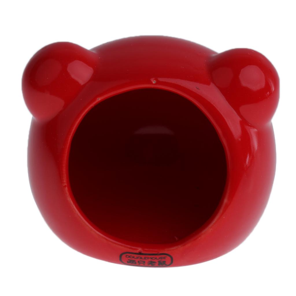 Hamster Bed Bear Shape Comfortable Sleeping Small Animal Pet House