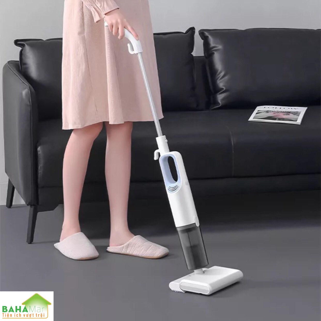 MÁY HÚT BỤI + LAU NHÀ CAO CẤP CẦM TAY KONKA ĐA NĂNG TẤT CẢ TRONG MỘT MÁY "BAHAMAR" Máy tích hợp hút bụi và lau trong cùng một máy