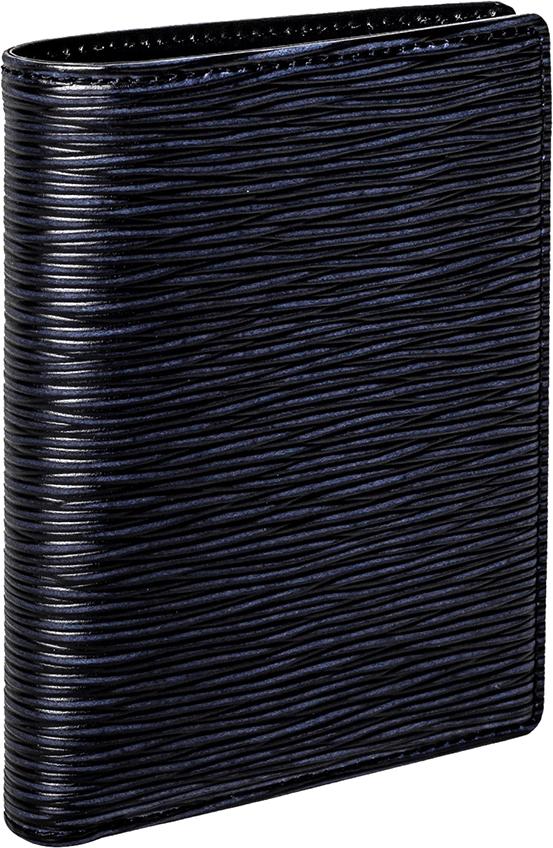 Hình ảnh Ví Nam Kiểu Đứng HANHSON (Size 9 x 12cm) - SP000389 - Navy vân