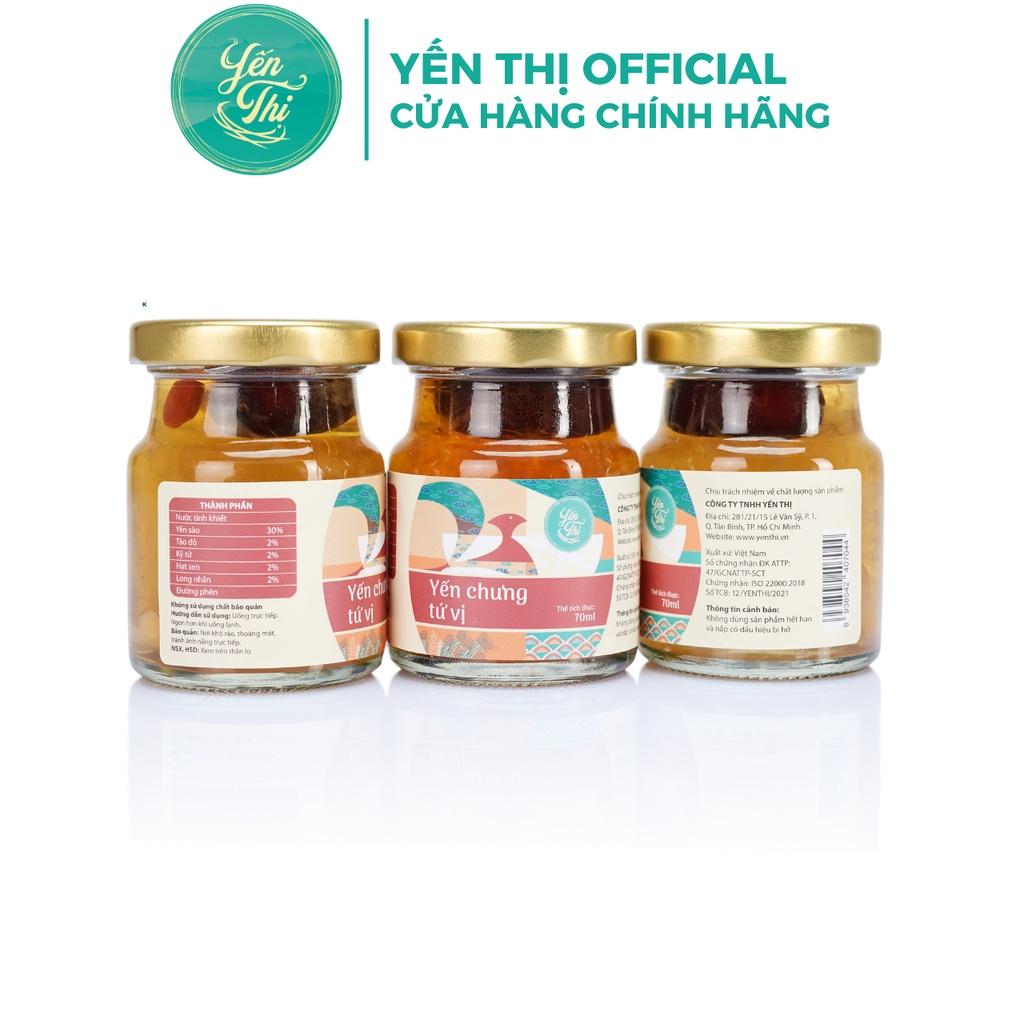 Yến Thị - Chưng tứ vị - Yến sào Khánh Hòa chưng sẵn - 30% yến thô/hũ 70ml