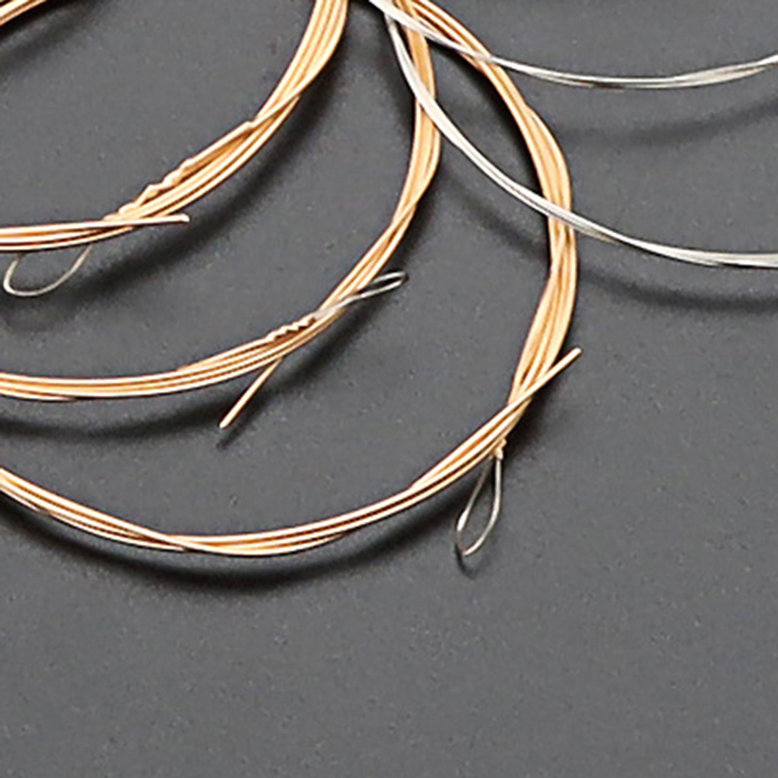 8 Pieces Mandolin Strings Set D-4TH Direct Replaces Mandolin Parts Replacement Easy Installation