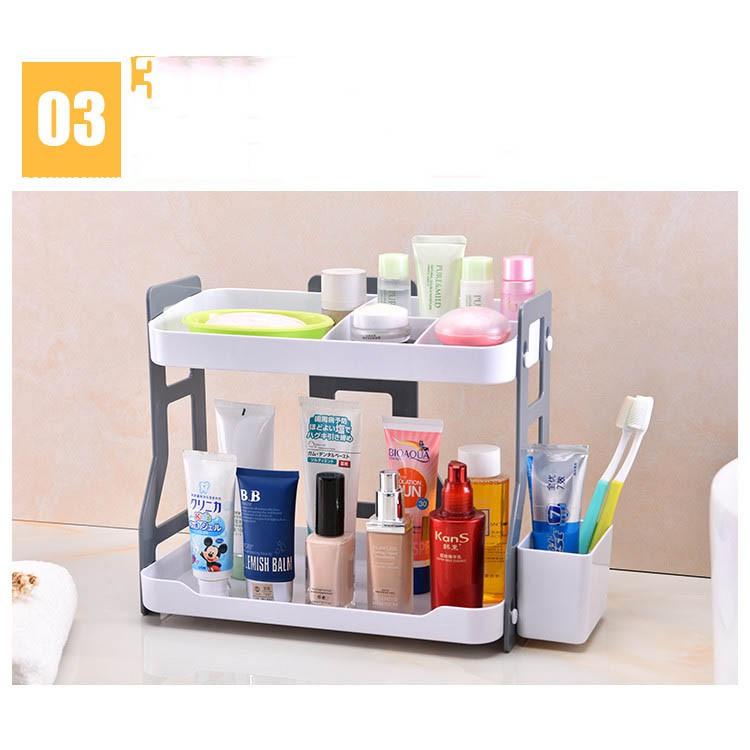 GIÁ ĐỂ ĐỒ GIA VỊ 2 TẦNG THIẾT KẾ SANG TRỌNG