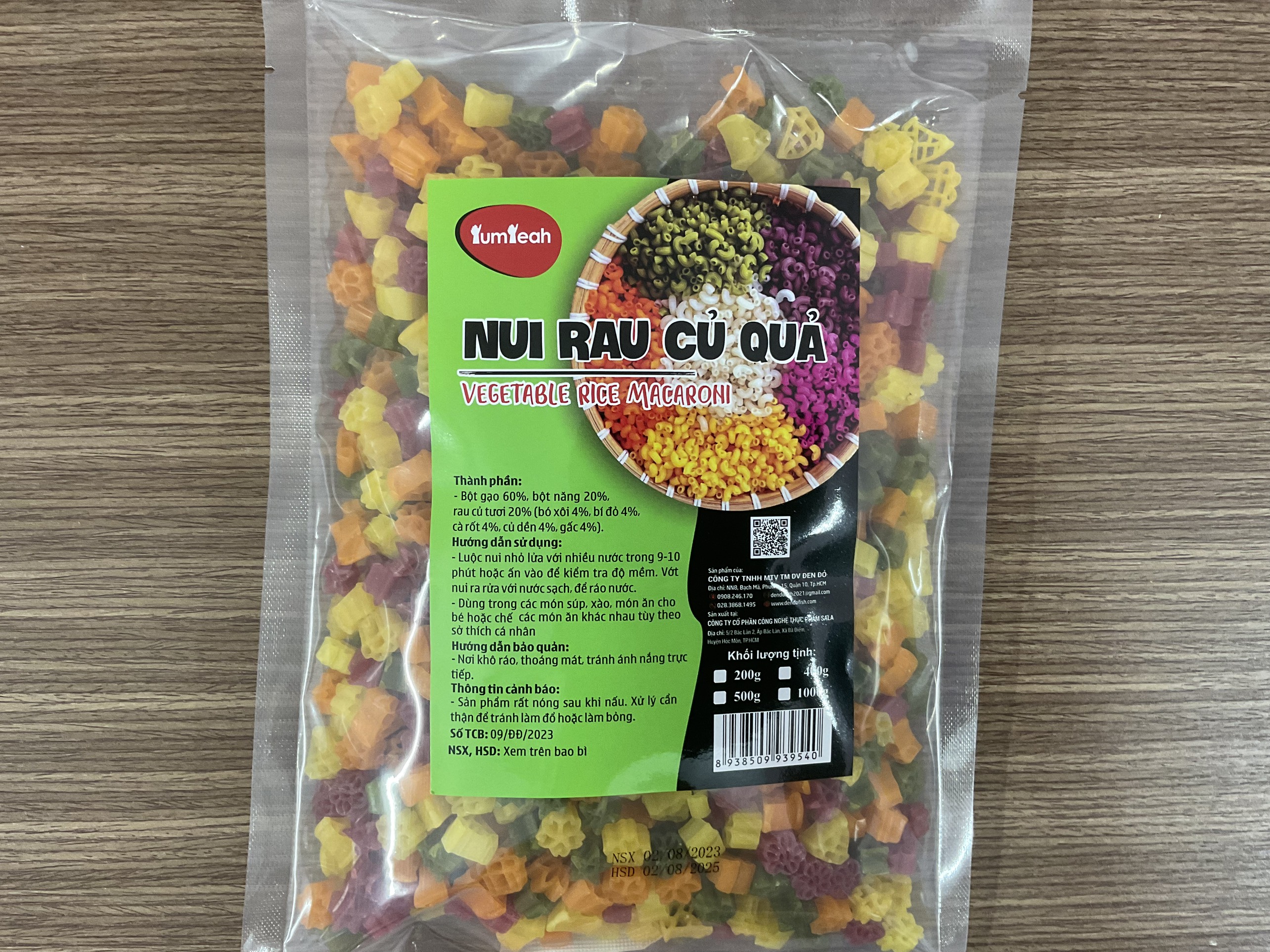 NUI RAU CỦ 500g