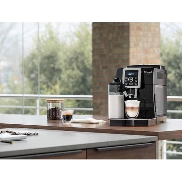 Máy Pha Cà Phê Tự Động DELONGHI ECAM 23.466.B, Máy Pha Cafe, Espresso, Cappuccino, Coffee Machine, 15 Bar, 2L, Nhập Khẩ