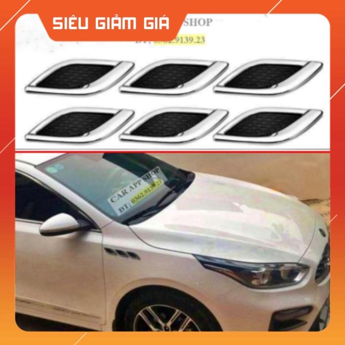 SIÊU GIẢM GIÁ Ốp Mang Cá Thể Thao Kiểu Xe Sang Maserati  Hàng Loại 1 Lăp Chung Cho Mọi xe Chất Liệu Hợp Kim Không Gỉ HÀN