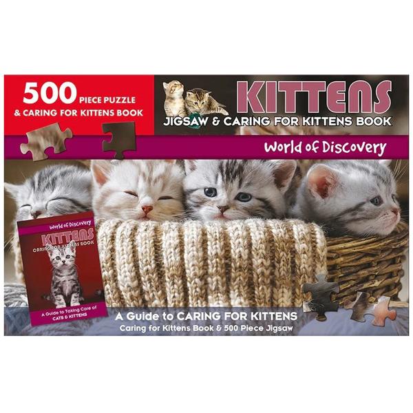 World Of Discovery - Jigsaw &amp; Caring For Kittens Book: Kittens