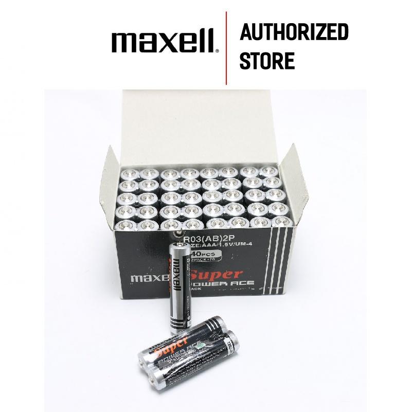 Pin Super Ace AAA vỉ 2 viên MAXELL R03(AB)2P hàng chính hãng