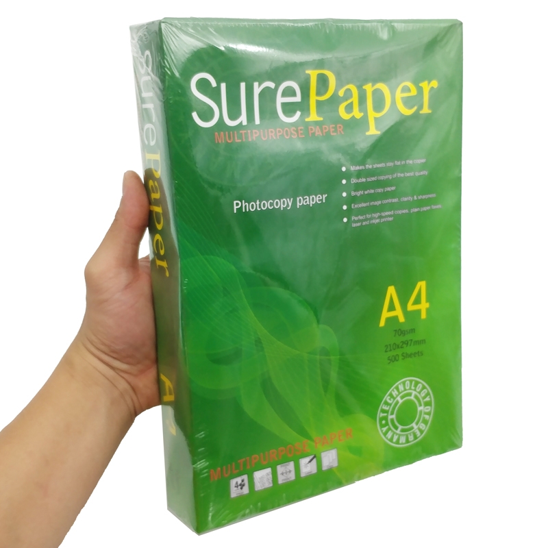 Giấy Photo SurePaper A4 70gsm G09 (500 Tờ)