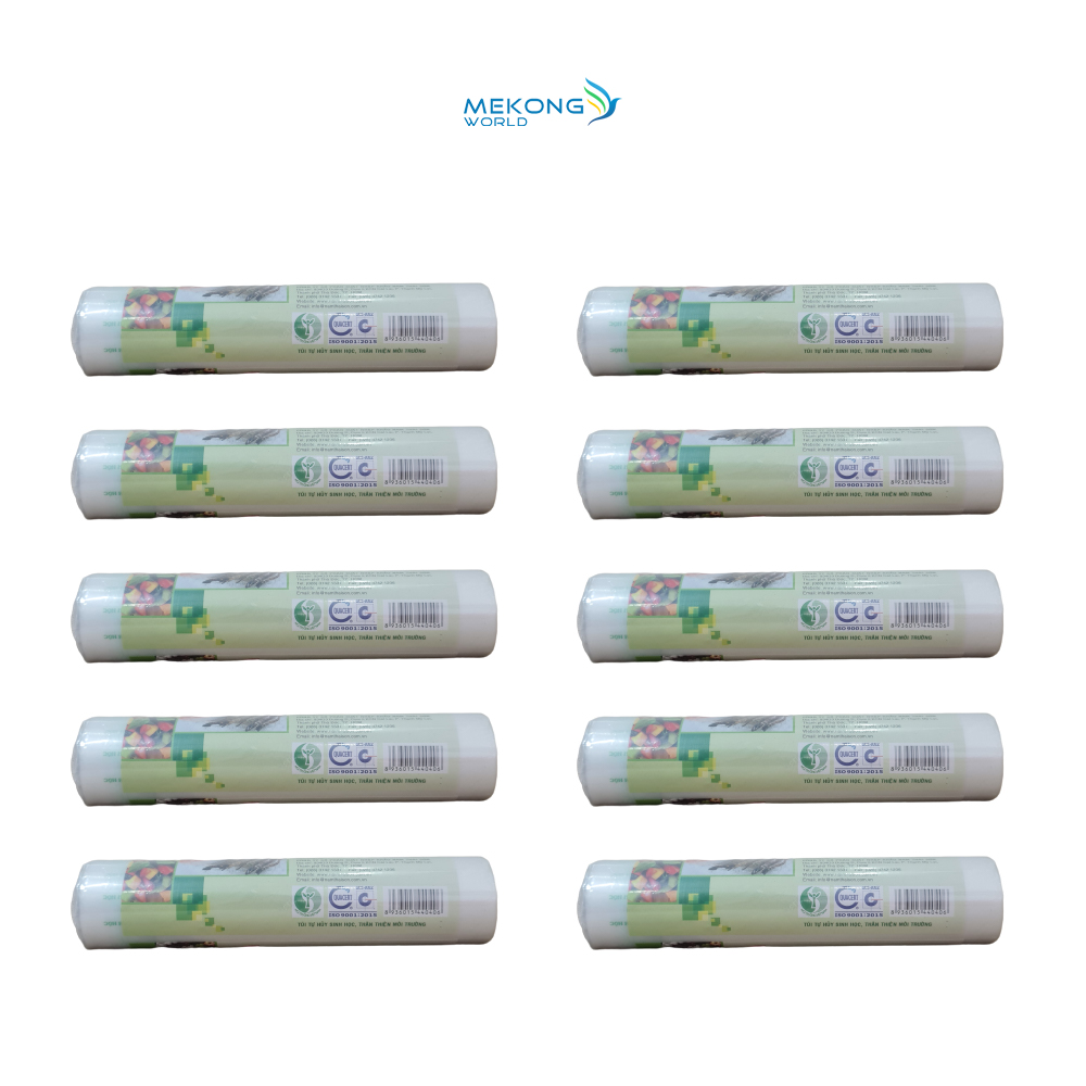 10 Cuộn Túi Đựng Thực Phẩm Nhựa Sinh Học