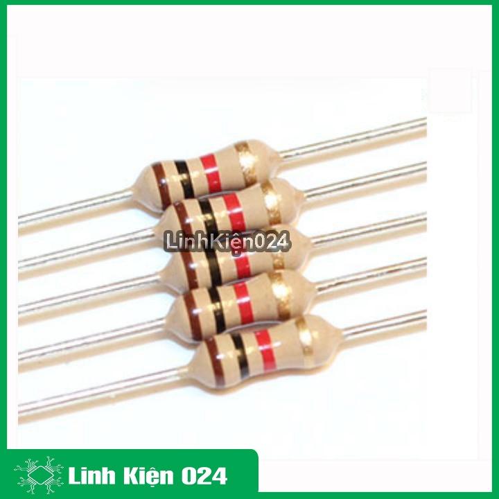 Trở Cắm 1/4W 50 Con/Túi Giá Trị Trong Khoảng 12k - 180k Ohm