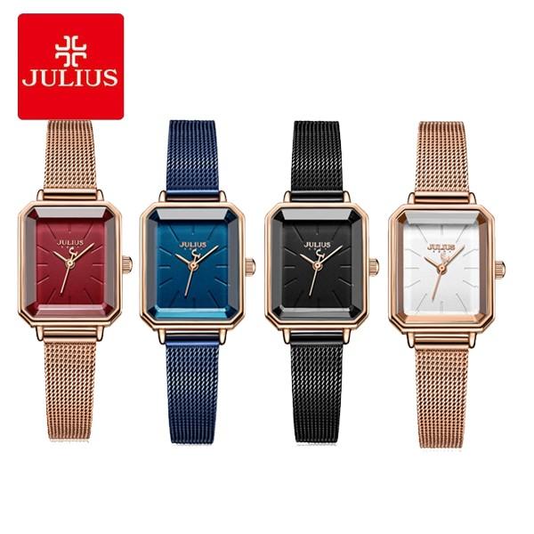 Đồng Hồ Nữ JA-1223 Julius Hàn Quốc Dây Thép