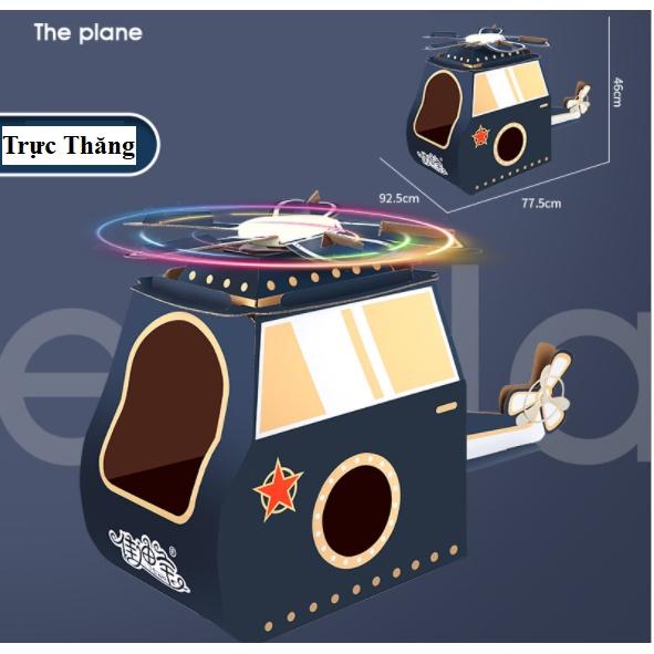 Đồ chơi mô hình hóa trang Máy Bay, Trực Thăng Cosplay bằng Carton cho bé