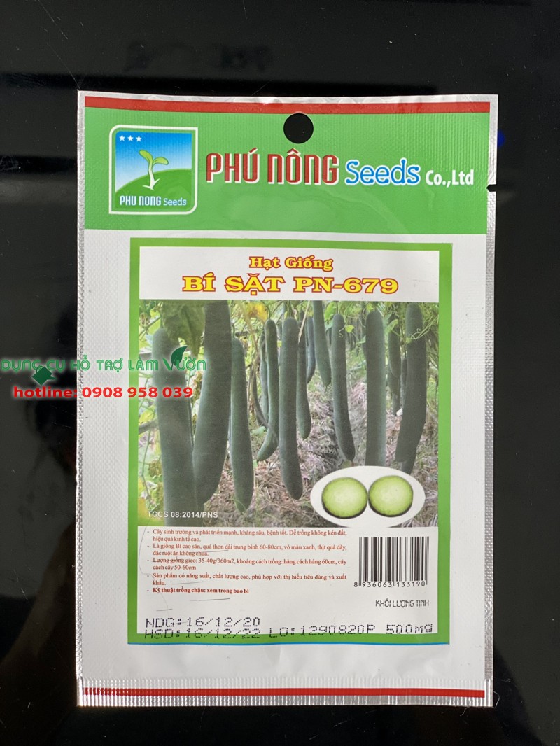 Hạt Bí sặt PN 679 Phú Nông gói 0.5gram