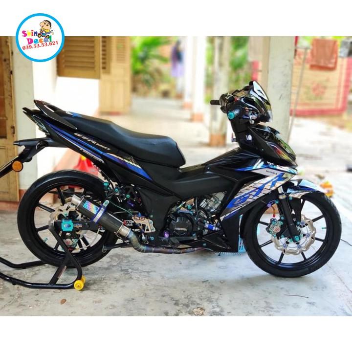 Tem rời winner GTR xanh đen